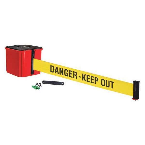 Belt Barrier, Danger Keep Out, 4