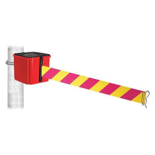 Belt Barrier, 20ft. Belt, Hose Clamp Mount