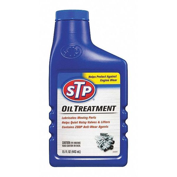 Oil Additive, Oil Treatment, Bottle, 15 fl oz, Gasoline Engines, Brown