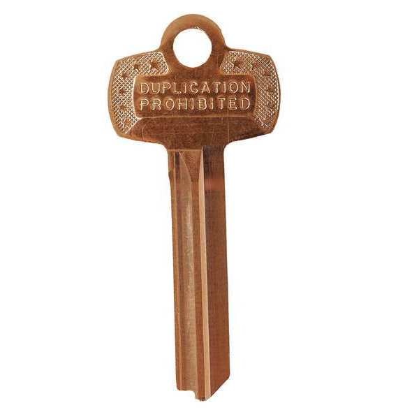 Key Blank, DD Keyway, Standard, 7 Pins