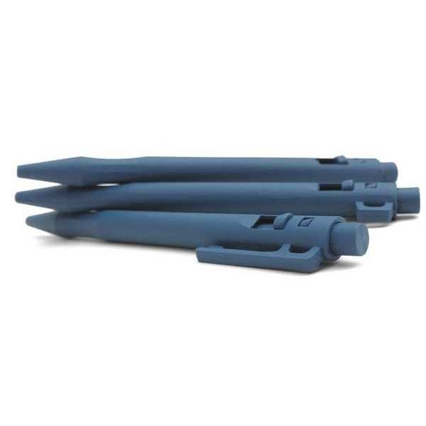 Detectable Pen, Blue Ink, Blue Body, PK50