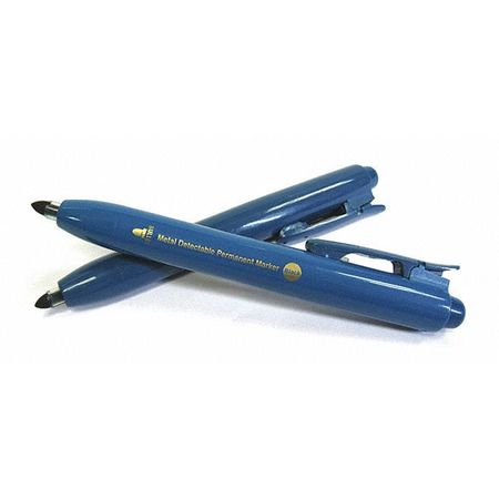 Permanent Metal Detectable Permanent Marker, Black Color Family