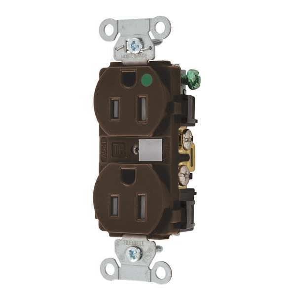 15A Duplex Receptacle 125VAC 5-15R BK