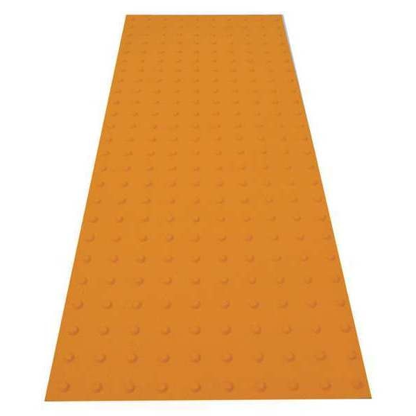 ADA Warning Pad, Red, 5 ft. L, Glue Down