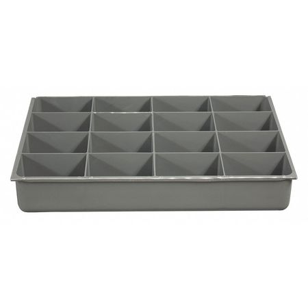 Compartment Drawer Insert with 16 compartments, Polypropylene, 3