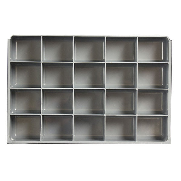 Compartment Drawer Insert with 20 compartments, Polypropylene, 2