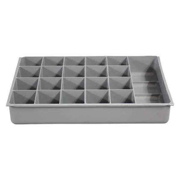 Compartment Drawer Insert with 21 compartments, Polypropylene, 3