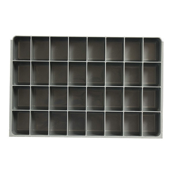 Compartment Drawer Insert with 32 compartments, Polypropylene, 3
