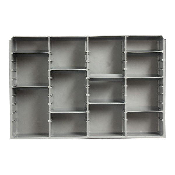 Compartment Drawer Insert with 4 compartments, Polypropylene, 3