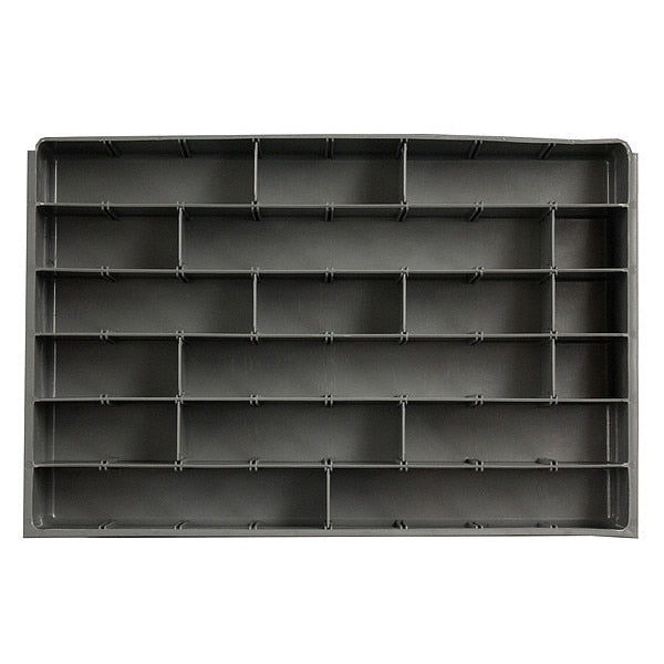 Compartment Drawer Insert with 6 compartments, Polypropylene, 3