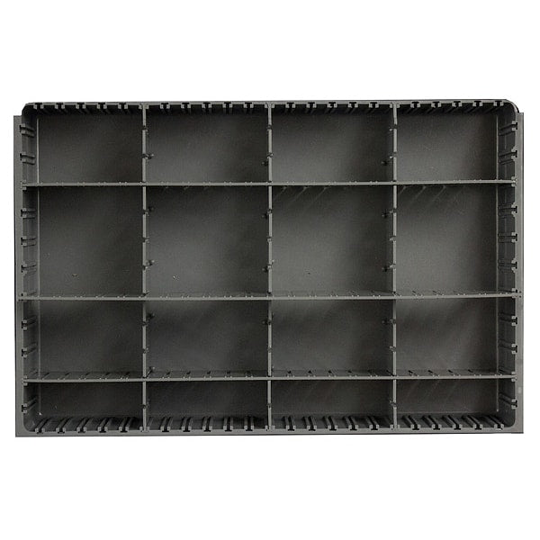 Compartment Drawer Insert with 6 compartments, Polypropylene, 3