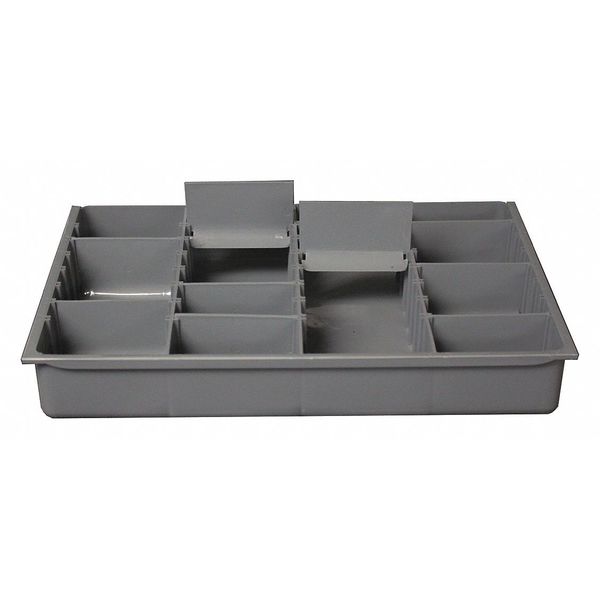 Compartment Drawer Insert with 4 compartments, Polypropylene, 2