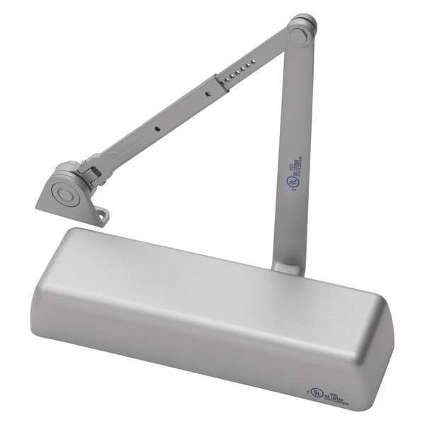 Manual Hydraulic GAV 5811 Door Closer Heavy Duty Interior and Exterior, Silver