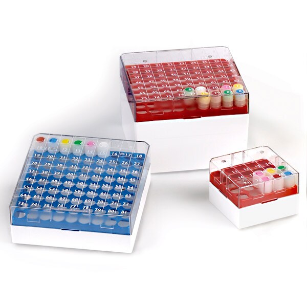 Cryogenic Vial Storage Box, Yellow, PK8