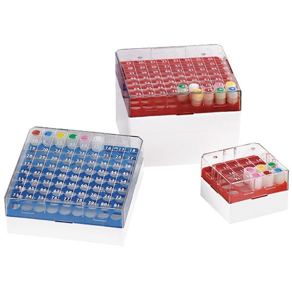 Cryogenic Vial Storage Box, Green, PK4