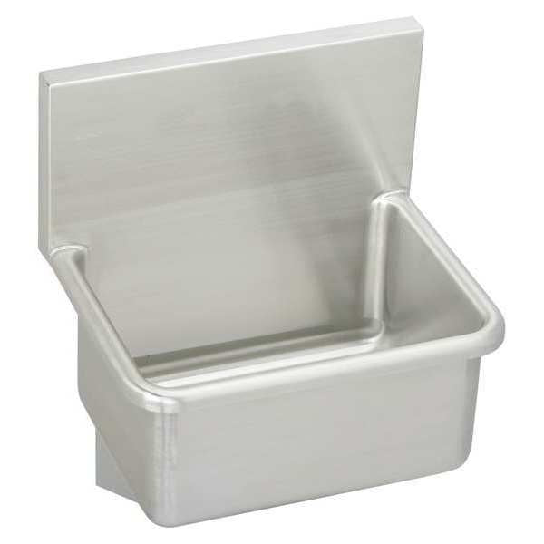 19 1/2 in W x 25 in L x 12 in H, Wall, Stainless Steel, Utility Sink