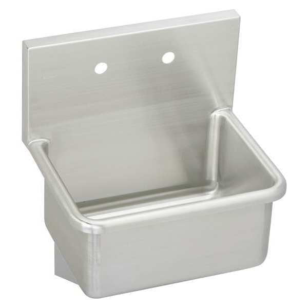 18 1/2 in W x 23 in L x 12 in H, Wall Hung, Utility Sink