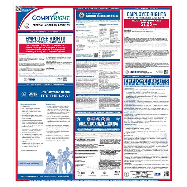 Federal Labor Law Poster, English