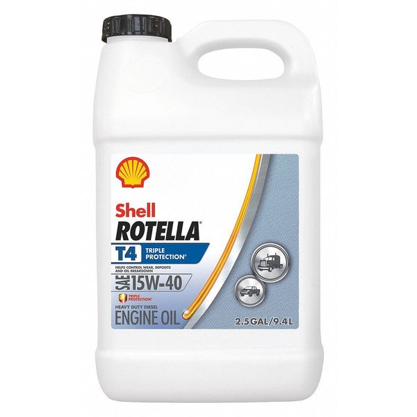 Motor Oil, Conventional, 15W-40, Bottle, 2.5 Gal.