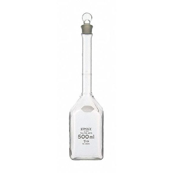 Square Volumetric Flask, 900mL, Clear