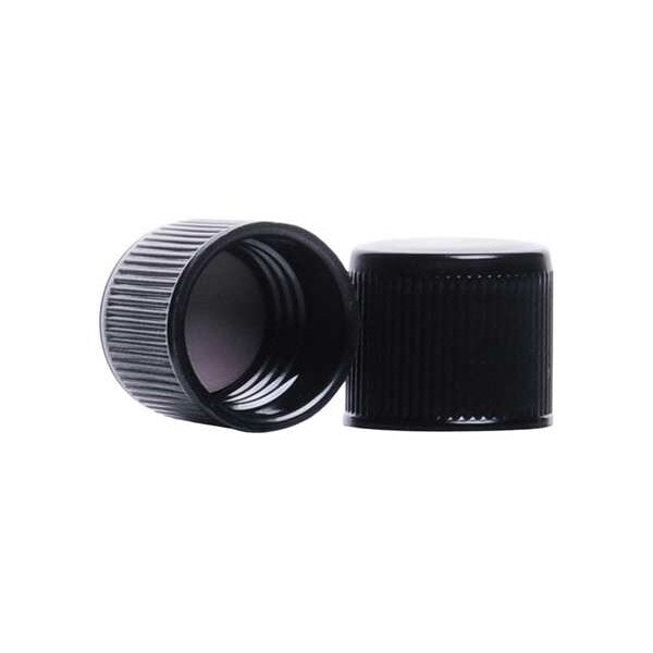 Screw Thread Cap, Black, 15-415 Sz, PK300