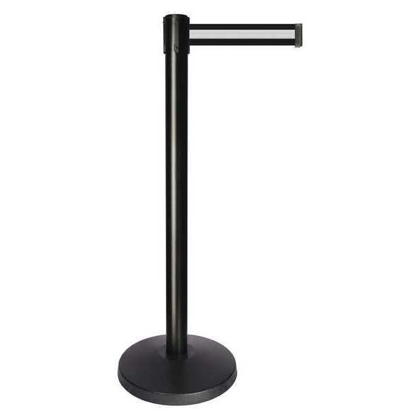 Barrier Post, Blk/Wht Stripe Belt, 1 Belt