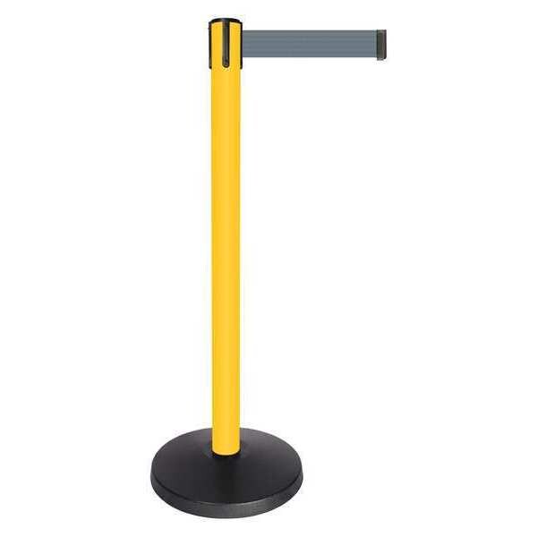 Barrier Post w/Belt, Gray Belt, 2