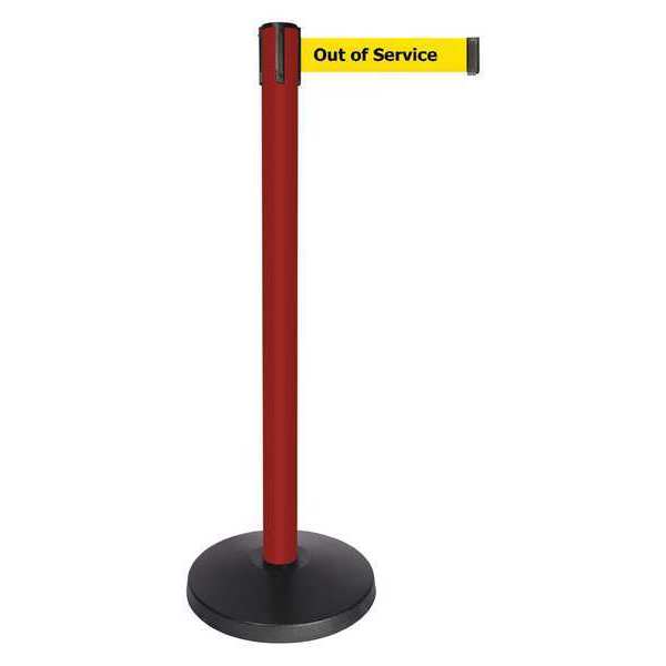 Barrier Post, Out of Service Belt Msg