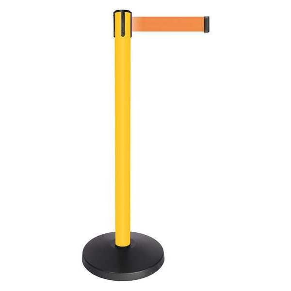 Barrier Post, Orange Belt, Yellow Post