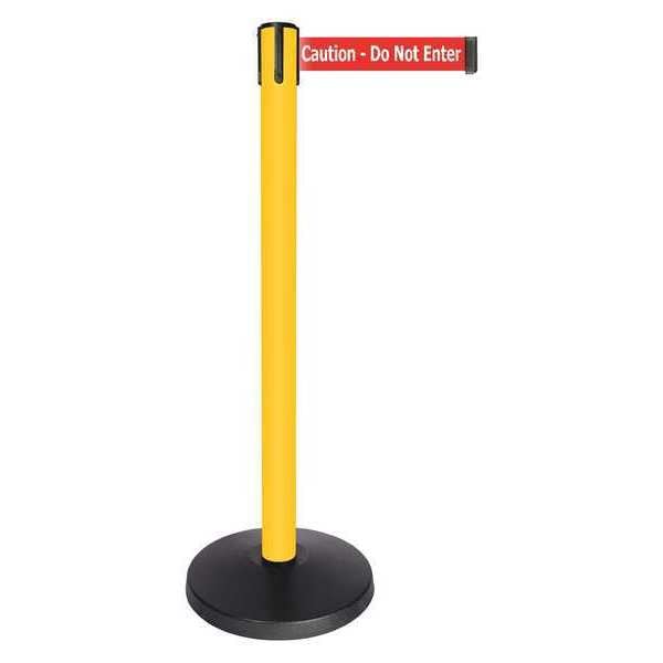 Barrier Post, Red/Wht Txt Belt, 40