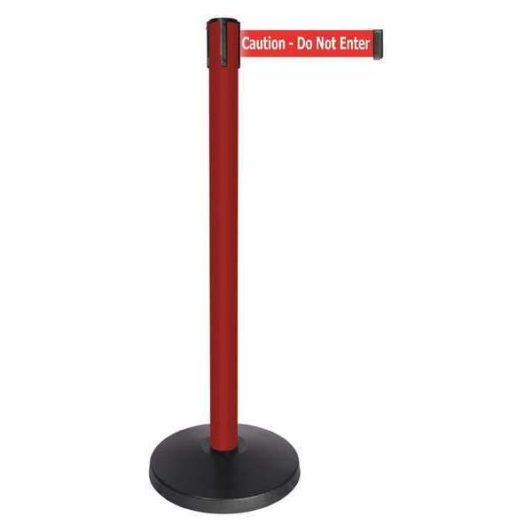 Barrier Post, Caution - Do Not Enter Belt
