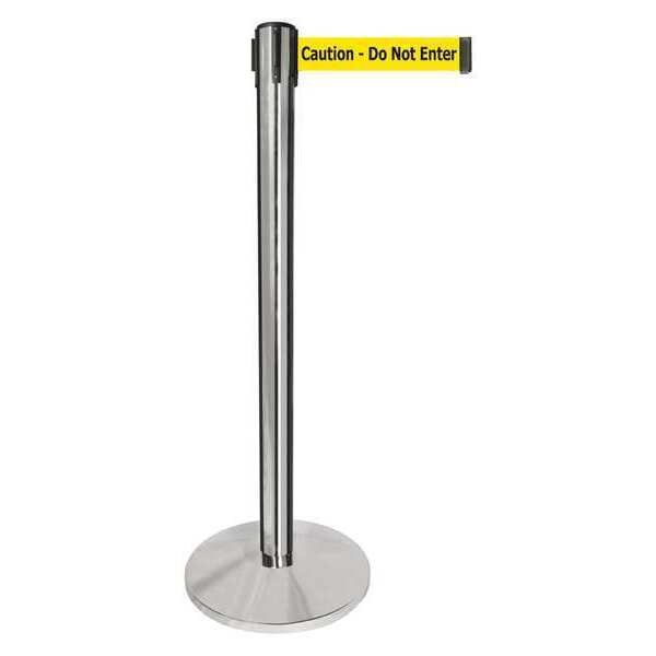 Barrier Post, Caution - Do Not Enter Msg
