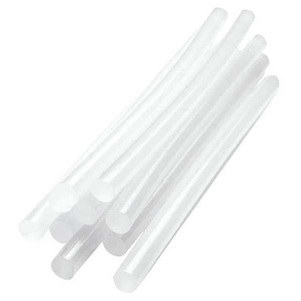 Hot Melt Adhesive, Clear, 1/2 in Diameter, 10 in Length, 40 sec Begins to Harden