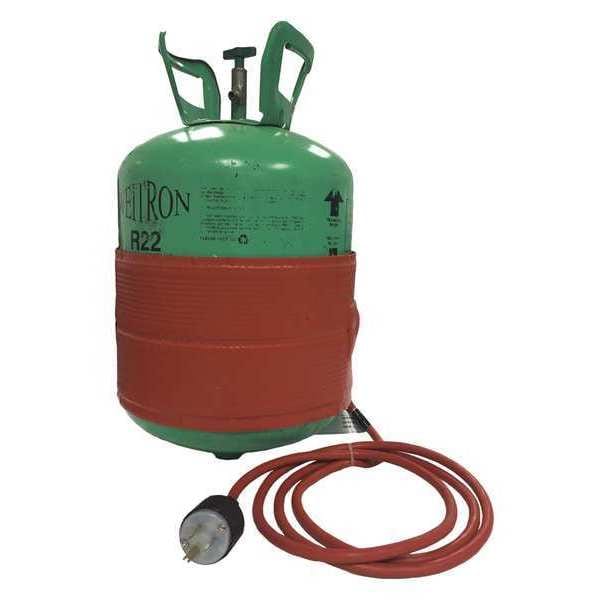 Refrigerant Jug Warmer, 120V, 200W, 30/50/125lb Cylinders, NEMA 5-15