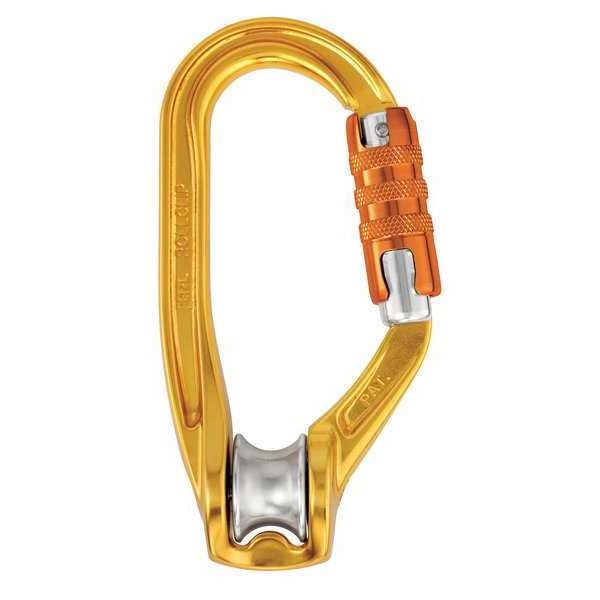 Carabiner Pulley, n/a, Gold