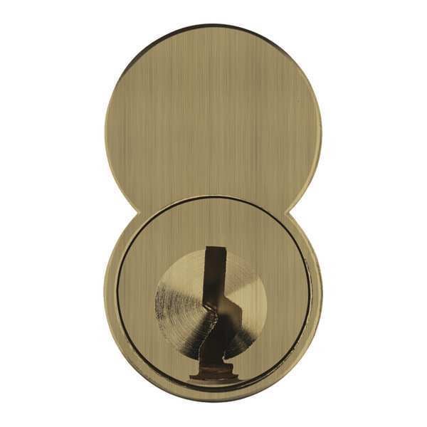 Interchangeable Core, Bright Brass