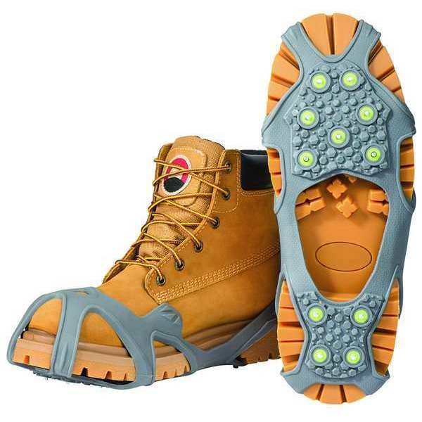 Walking Traction Ice Cleats, Easy Spike, Size Large, 1 Pair