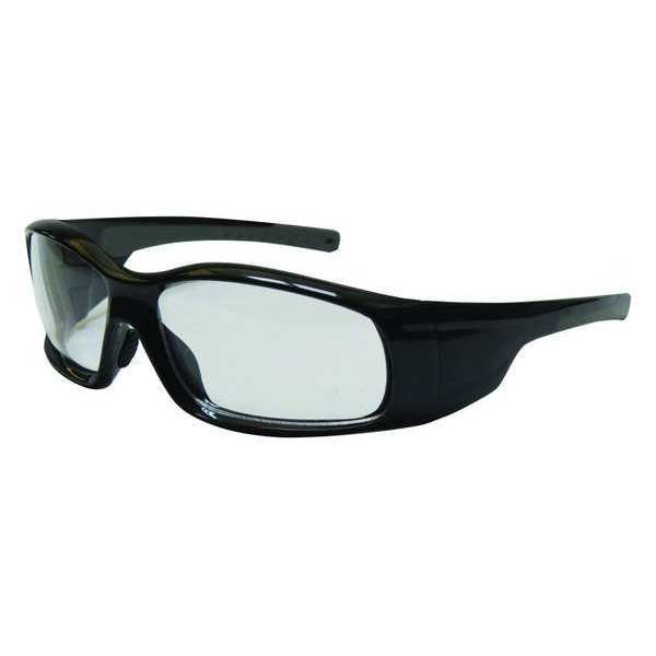 Safety Glasses, Wraparound Clear Polycarbonate Lens, Anti-Fog