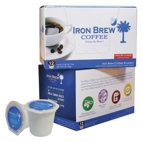 Coffee, 0.12 oz. Net Weight, Ground, PK12