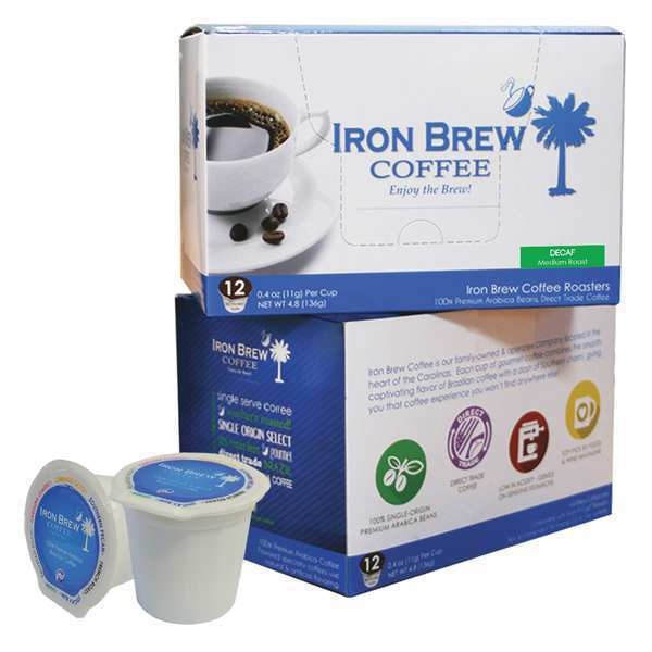 Coffee, 0.12 oz. Net Weight, Ground, PK12