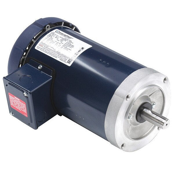 3-Phase General Purpose Motor, 3 HP, 145TC Frame, 230/460V AC Voltage, 3,505 Nameplate RPM