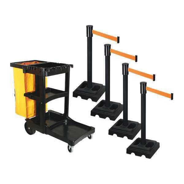 Barrier Systems, Post Black, 15 ft. Belt