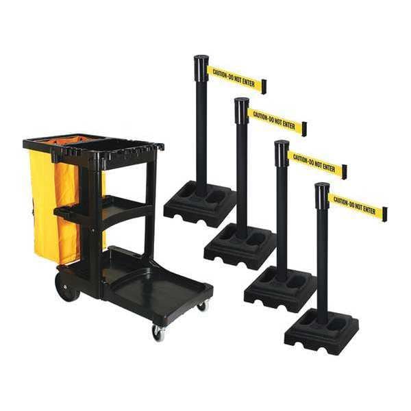 Barrier Systems, Post Black, 15 ft. Belt