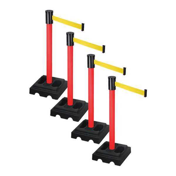 Barrier Systems, Post Red, 15 ft. Belt
