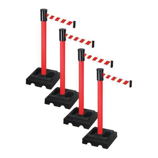 Barrier Systems, Post Red, 15 ft. Belt