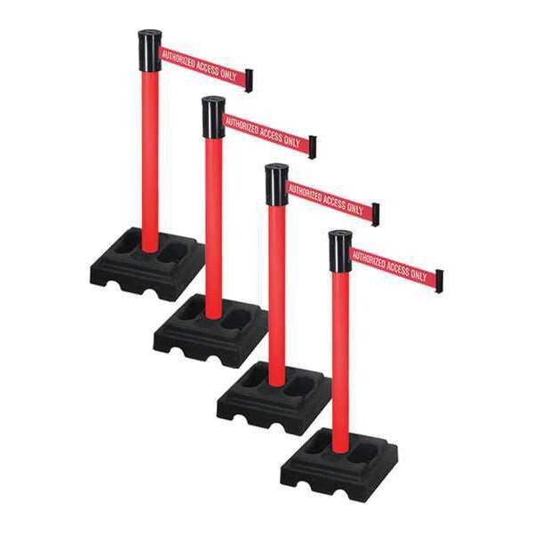 Barrier Systems, Post Red, 15 ft. Belt