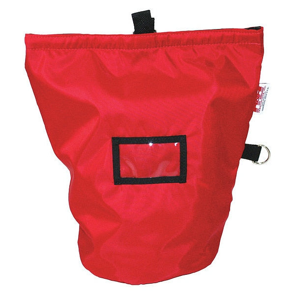 Mask Bag, Nylon, Red, 14 in Height