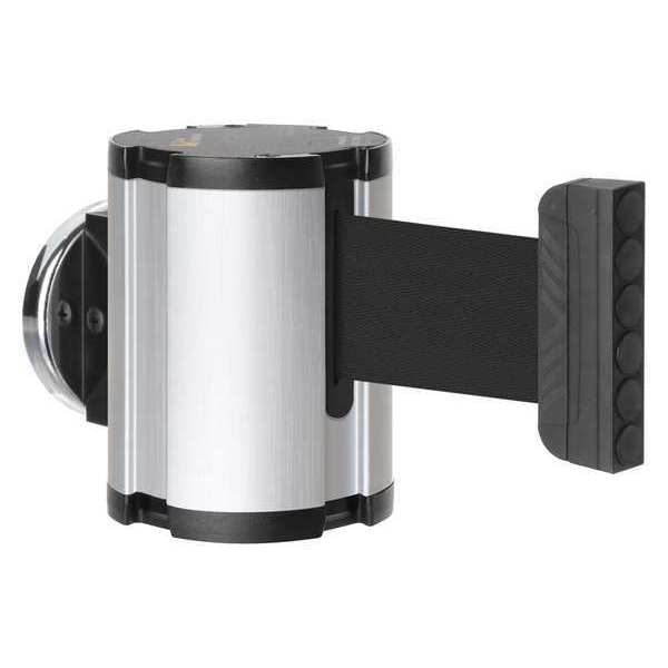 Retractable Belt Barrier, Brushed Nickel