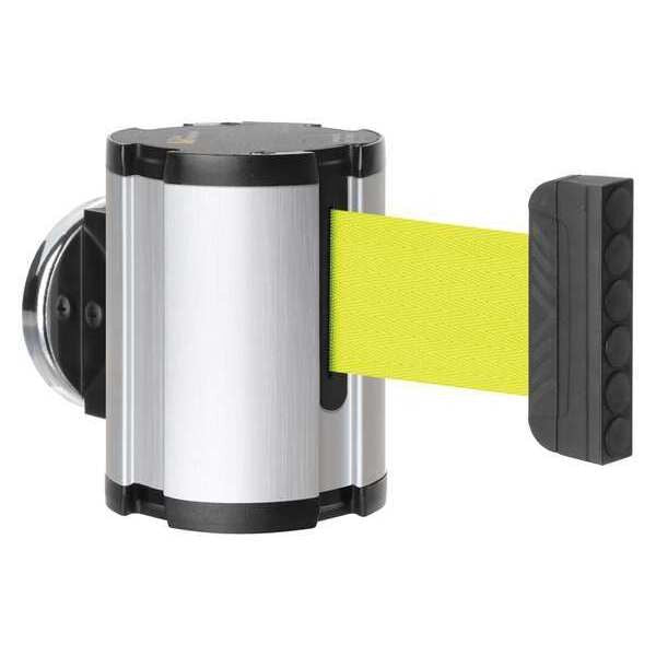 Retractable Belt Barrier, Brushed Nickel