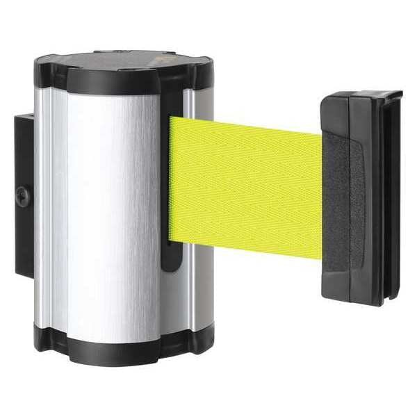 Retractable Belt Barrier, Brushed Nickel